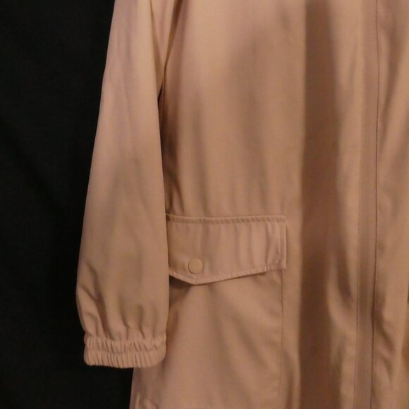 ZARA BASIC | xs - extra small | Hooded Pink Raincoat - Picture 7 of 15